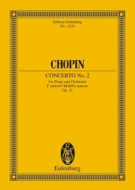 Chopin: Piano Concerto No. 2 F minor Opus 21 (Study Score) published by Eulenburg